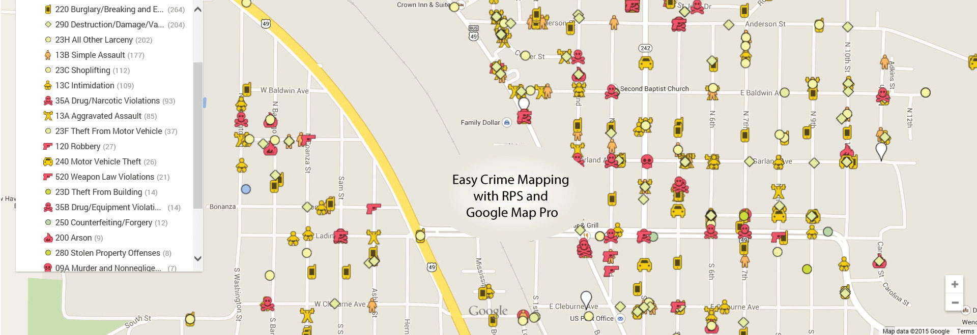 rps Crime Map
